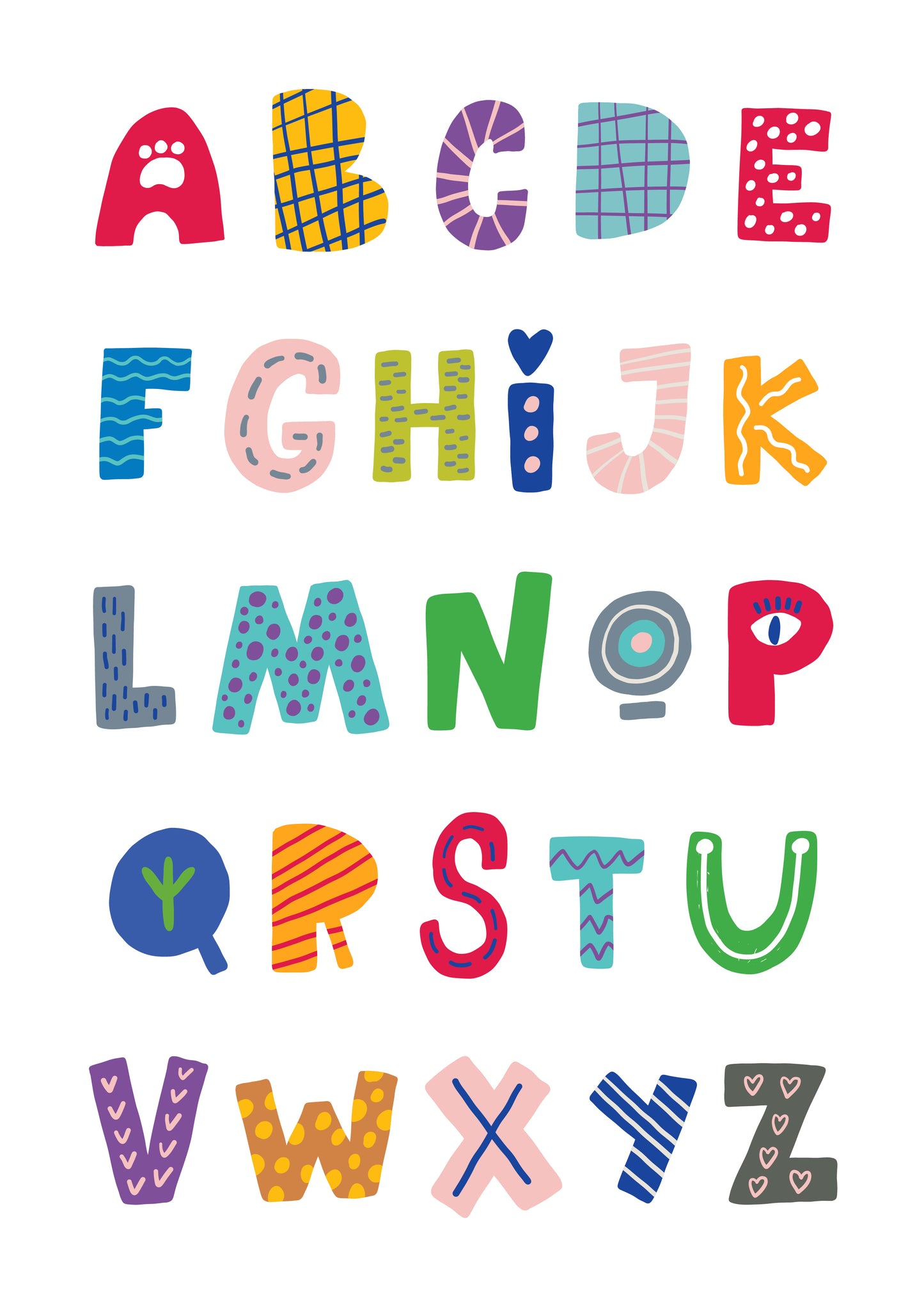 Art Print - ABC Letters
